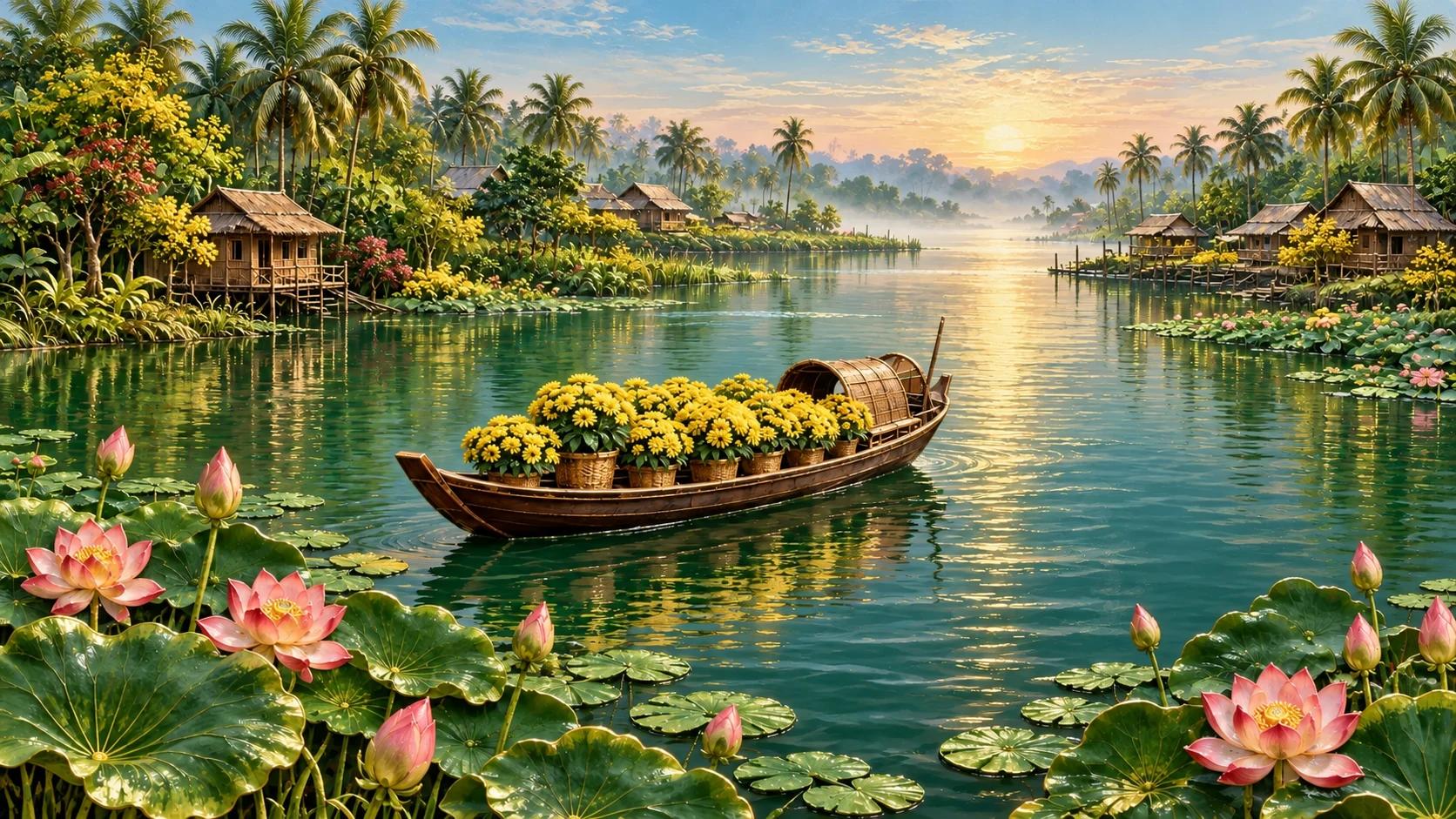The South · Spring on the waterways